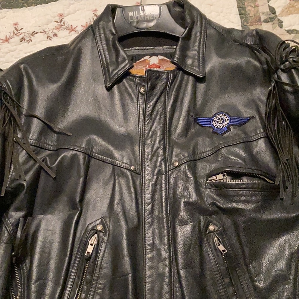 Leather Jacket Motorcycle - Picture 2 of 3